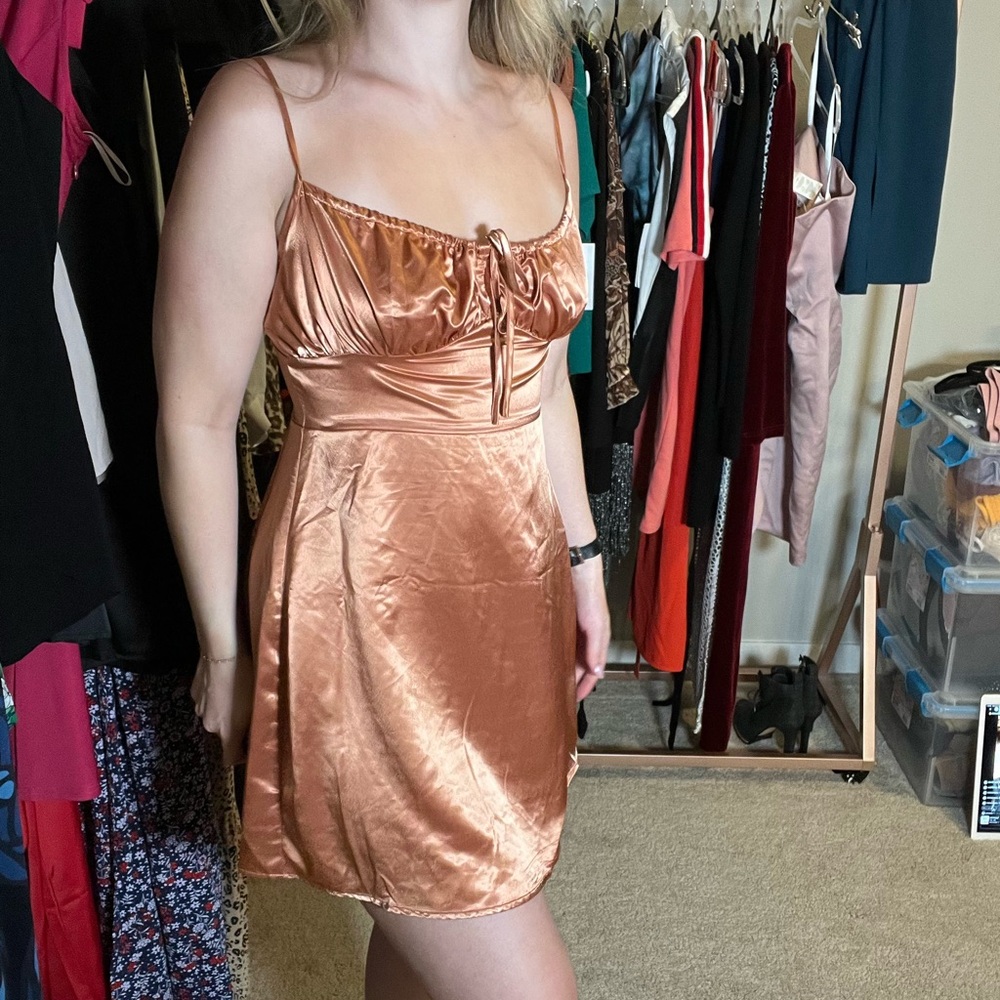 Slinky mini dress fashion nova